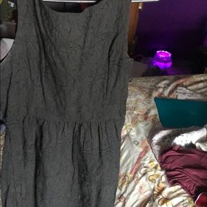 black mid formal dress